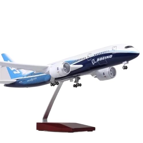 AQMUZE Miniaturmodelle Flugzeuge Druckgussmodell Eines Zivilen Verkehrsflugzeugs, Prototyp Eines Boeing 787-Harzflugzeugs Im Maßstab 1 150 Mit Leichtem Modell(No Light) von AQMUZE