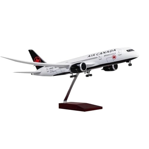AQMUZE Miniaturmodelle Flugzeuge Flugzeug Im Maßstab 1:157 Für Air Canada Boeing B777/B787, Modellflugzeug Aus Druckgussharz(Canada B787 No Light) von AQMUZE