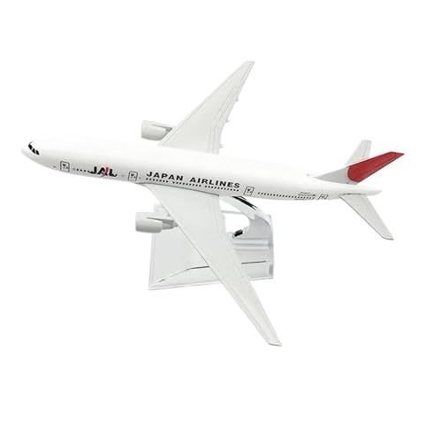 AQMUZE Miniaturmodelle Flugzeuge Für Japan Airlines Boeing 777 Flugzeugmodell Metalldruckguss 1 400 Kinderflugzeugmodell Spielzeug 16CM von AQMUZE
