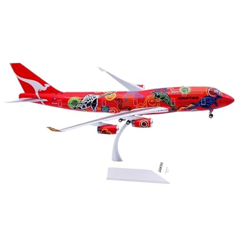 AQMUZE Miniaturmodelle Flugzeuge Für Qantas B747 747-400 VH-OJB Legierung Flugzeug Modell Druckguss Modell Flugzeug Sammlung Souvenir 1 200 von AQMUZE