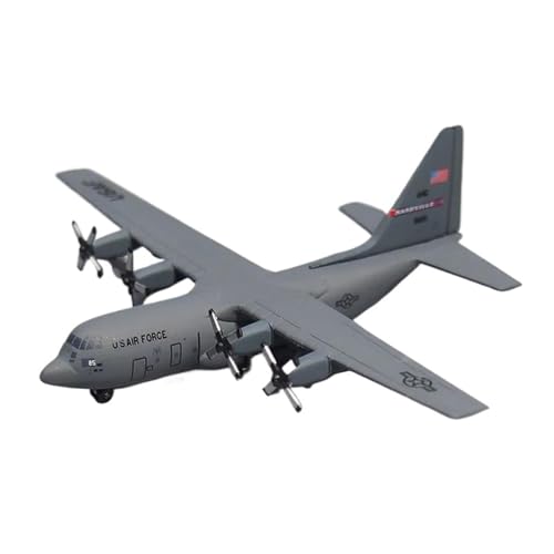 AQMUZE Miniaturmodelle Flugzeuge Klassischer Mini-Druckguss Im Maßstab 1 400 Für Die Flugzeugmodell-Ausstellungssammlung 4CM Der Air Force C-130H C130 von AQMUZE