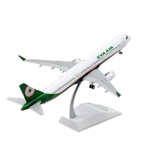 AQMUZE Miniaturmodelle Flugzeuge Maßstab 1 200 Für Die A321 B-16227 Eva Air-Druckguss-Flugzeugmodell-Spielzeugsammlung Für Erwachsene Und Kinder von AQMUZE