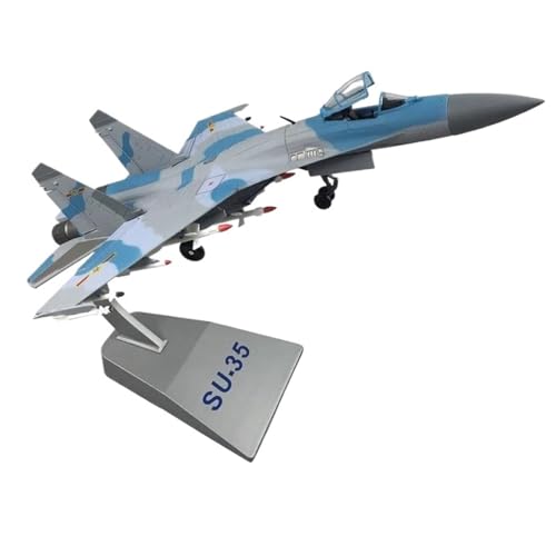 AQMUZE Miniaturmodelle Flugzeuge Maßstab 1 72 Für EIN Statisches Modell Russischen Kampfflugzeugs Suchoi Su-35,Militärflugzeug Luftwaffe,SU 35 Aus Druckgusslegierung(SU-35) von AQMUZE