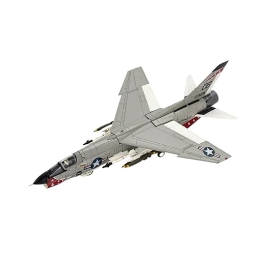AQMUZE Miniaturmodelle Flugzeuge Maßstab 1 72 Für F-8E Death Angel DB8 1966 Fighter Diecast Metal Model Souvenir Ornament von AQMUZE