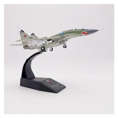 AQMUZE Miniaturmodelle Flugzeuge MiG 29 Modell Spielzeug 1 100 Russisches Flugzeug Kampfflugzeug Replik Modell Für Sammlung von AQMUZE