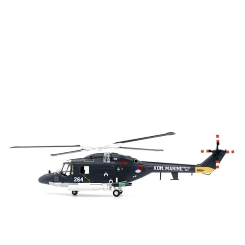AQMUZE Miniaturmodelle Flugzeuge Militarisierter Kampfhubschrauber UH-14A Der Niederländischen Marine, Modell Im Maßstab 1 72, Spielzeug-Geschenksammlung von AQMUZE