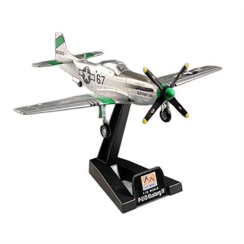 AQMUZE Miniaturmodelle Flugzeuge Militarisiertes Kampfflugzeug P51D Aus Kunststoff, Modell Im Maßstab 1 72, Spielzeug, Geschenk von AQMUZE