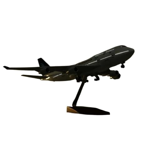 AQMUZE Miniaturmodelle Flugzeuge Modellflugzeug Aus Druckgussharz Im Maßstab 1 150 Für Boeing B747 Garuda Indonesia Airlines Mit Lichtern Und Rädern(W Light) von AQMUZE