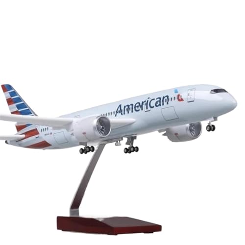 AQMUZE Miniaturmodelle Flugzeuge Modellflugzeug Im Maßstab 1:130 Für B787 Dreamliner Airlines Mit Leichtem Druckgussharz Als Sammlerstück Als Geschenk(No Light) von AQMUZE