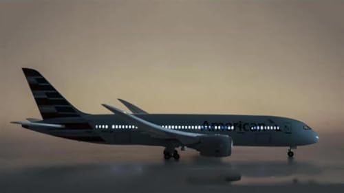 AQMUZE Miniaturmodelle Flugzeuge Modellflugzeug Im Maßstab 1:130 Für B787 Dreamliner Airlines Mit Leichtem Druckgussharz Als Sammlerstück Als Geschenk(with Light) von AQMUZE