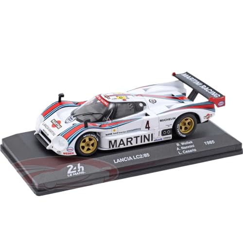 Altaya Für Lancia LC2#4 Le Mans Endurance Race 1985 1/43 Martini Racing Modell von AQMUZE