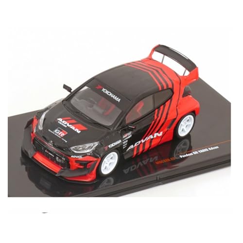 Die-Cast Miniatur-Rennwagen-Modellsammlung Schwarz/rot Für Toyota GR Yaris Pandem ADVAN 1:43 IXO Die-Cast Miniatur-Rennwagen-Modellsammlung Schwarz/rot Für Toyota GR Yaris Pandem ADVAN 1:43 IXO von AQMUZE