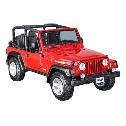 Druckguss-Jeep-Cabrio Statisches Legierungsautomodell Im Maßstab 1:18 Weihnachtsschmuck von AQMUZE