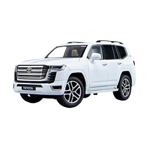 FÜR Toyota Land Cruiser 1:24 Legierung Modell Auto SAMMELN Souvenir Fahrzeug(White) von AQMUZE