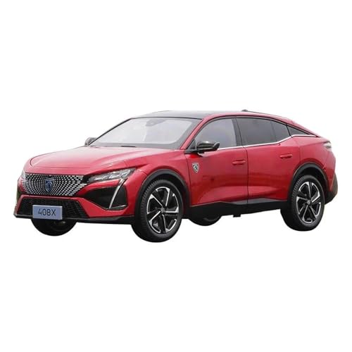 Für 1:18 Peugeot 408x 2023 Druckguss-Statikautomodell-Anzeigedisplay von AQMUZE