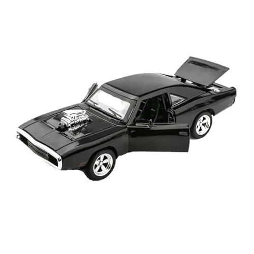 Für 1970 Dodge Charger 1:32 Druckguss-Oldtimer-Muscle-Car-Modell Mit Licht- Und Soundeffekten Miniatur-Legierungsverkleidung von AQMUZE