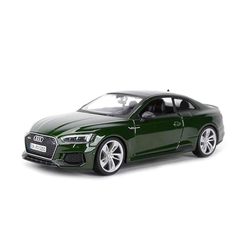 Für Audi RS5 Coupé 1:24 Druckgussauto Legierung Automodell Simulation Statische Sammlung Dekorative Souvenirs(Green) von AQMUZE