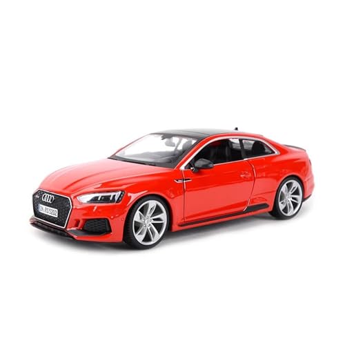 Für Audi RS5 Coupé 1:24 Druckgussauto Legierung Automodell Simulation Statische Sammlung Dekorative Souvenirs(Red) von AQMUZE