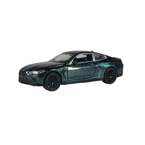 Für BMW M4 Coupé 1:32 Legierung Druckguss Modell Auto Polster Sammlerstücke Hobby Urlaub Geschenke(Purple) von AQMUZE