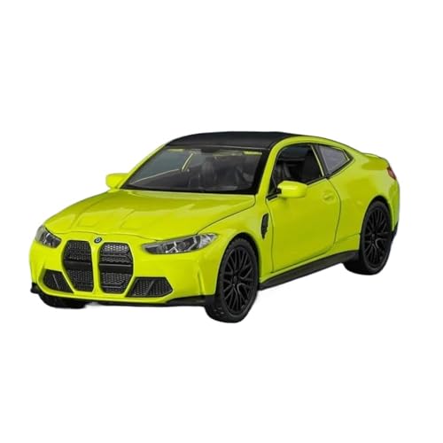 Für BMW M4 G82 Coupé 1:32 Legierung Automodell Druckguss Mock Sammlerstücke Dekorative Geschenke(Green) von AQMUZE