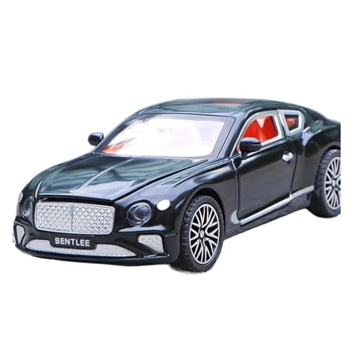 Für Bentley Continental GT Luxusauto 1/32 Druckgusslegierung Modell Sound- Und Lichtsimulationssammlung Gedenksammlung(Black) von AQMUZE