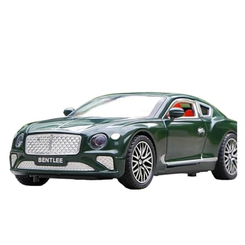 Für Bentley Continental GT Luxusauto 1/32 Druckgusslegierung Modell Sound- Und Lichtsimulationssammlung Gedenksammlung(Green) von AQMUZE
