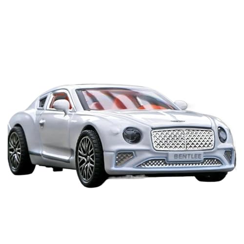 Für Bentley Continental GT Luxusauto 1/32 Druckgusslegierung Modell Sound- Und Lichtsimulationssammlung Gedenksammlung(White) von AQMUZE