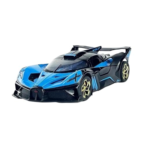 Für Bugatti Bolide GT 1:32 Metall Auto Modell Home Fashion Dekoration Geburtstag Geschenk(Blue) von AQMUZE