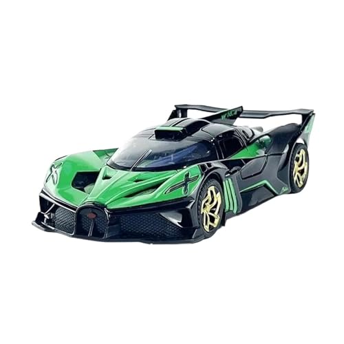 Für Bugatti Bolide GT 1:32 Metall Auto Modell Home Fashion Dekoration Geburtstag Geschenk(Green) von AQMUZE