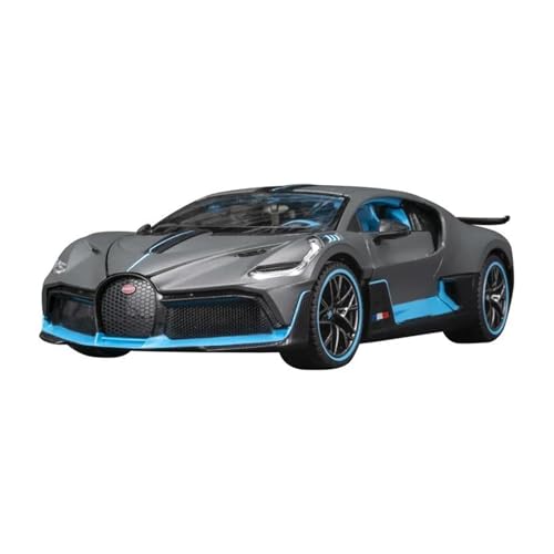 Für Bugatti DIVO 1:24 Alu-Roadster-Modell Zwei Türen Und Haube Können Geöffnet Werden Die Vorderräder Können Gedreht Werden von AQMUZE