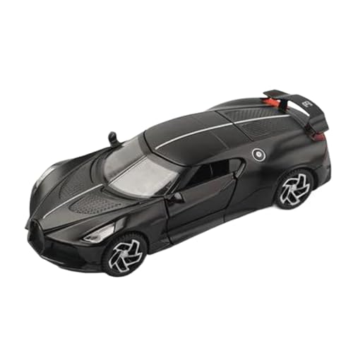 Für Bugatti Lavoiturenoire 1:32 Legierung Automodell Druckguss Simulation Sammlerstücke Dekorative Geschenke(Matte Black) von AQMUZE