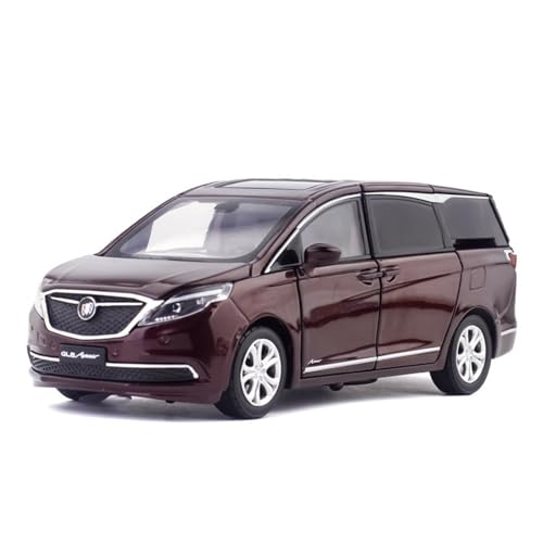 Für Buick GL8 ES Avenir 1 32 MPV Alu-Automodell Sound Und Licht 6 Türen Können Kinderspielzeug Geöffnet Werden(Rot) von AQMUZE