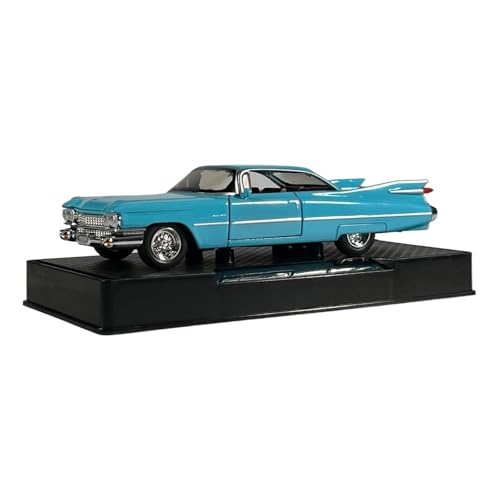 Für Cadillac Eldorado Biarritz Classic Vintage 1:32 Metallauto Sound & Licht Modell Home Fashion Dekoration Geburtstagsgeschenk(Blue) von AQMUZE