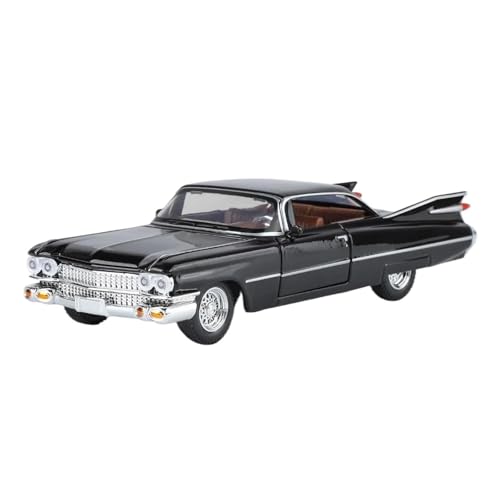 Für Cadillac Eldorado Biarritz Vintage 1:32 Legierung Auto Modell Sammlung Hobby Dekorationen(Black) von AQMUZE