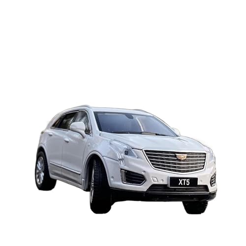 Für Cadillac XT5 SUV 1:32 Legierungsauto Geformtes Druckgussmetallautomodell Simulation Sound- Und Lichtsammlung Dekoration(White) von AQMUZE