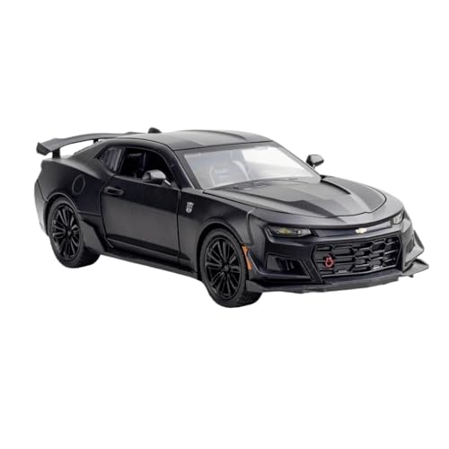Für Chevrolet Camaro 1:24 Legierung Automodell Druckguss Beleuchtung Dekoration(Black) von AQMUZE