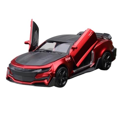 Für Chevrolet Camaro 1:36 Legierung Druckguss Auto Modell Kuchen Dekoration Hobbyist(Red) von AQMUZE