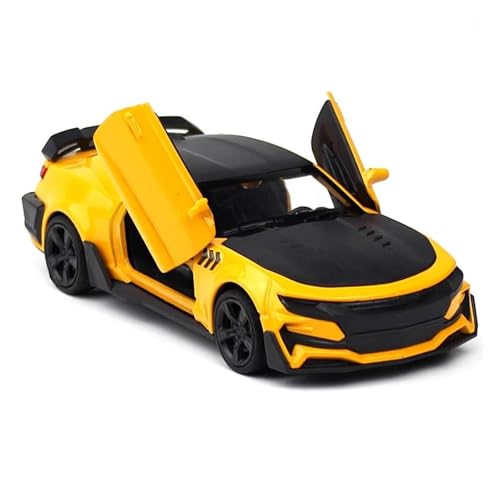 Für Chevrolet Camaro 1:36 Legierung Druckguss Auto Modell Kuchen Dekoration Hobbyist(White) von AQMUZE