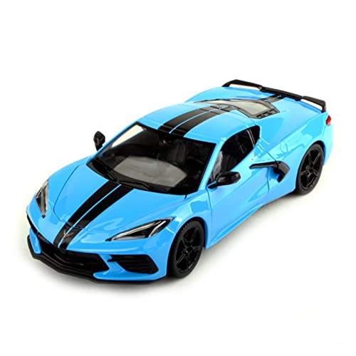 Für Chevrolet Nova SS 1970 1 24 Legierung Druckguss Statische Automodellsammlung Geschenkspielzeug(Blau) von AQMUZE