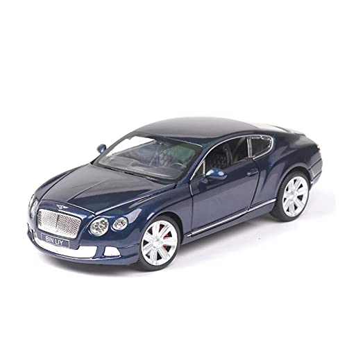 Für Continental GT W12 1 24 Alu-Automodell Lenkradgestänge Spielzeugfahrzeug-Geschenkkollektion(Blau) von AQMUZE