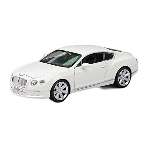Für Continental GT W12 1 24 Alu-Automodell Lenkradgestänge Spielzeugfahrzeug-Geschenkkollektion(White) von AQMUZE