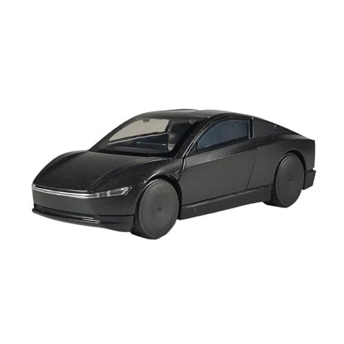 Für Cybercab Robotaxi Fahrerloses Taxi 1:32 Legierung Automodell Druckguss Sound Und Licht Dekoration(Black) von AQMUZE