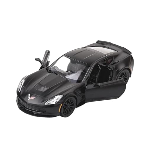 Für Das Chevrolet Corvette C7 1/36 Legierungs-Druckguss-Supercar-Modell Das Eine Metallkarosserie Mit Einem Zug Simuliert von AQMUZE