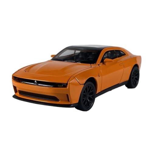 Für Dodge Charger Daytona SRT EV Hellcat 1:32 Legierung Modell Statische Sammlung Hobby Ornamente(Orange) von AQMUZE