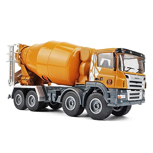 Für Engineering Transport Mixer Truck 1:50 Simulation Legierung Schiebeform Spielzeugauto(White) von AQMUZE