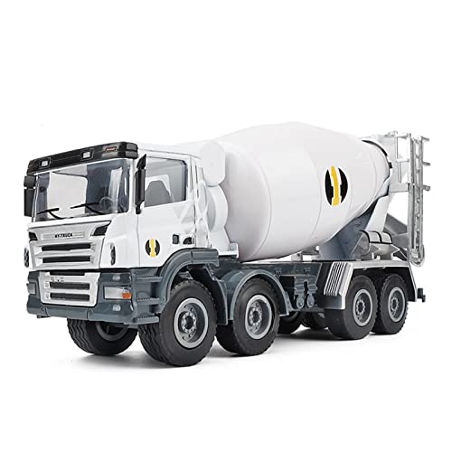 Für Engineering Transport Mixer Truck 1:50 Simulation Legierung Schiebeform Spielzeugauto(Yellow) von AQMUZE