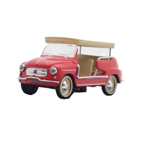 Für FIAT 600 Jolly Capri 1966 1:43 Dirt Bike Druckguss Legierung Modell Simulation Statische Sammlung Memorial von AQMUZE