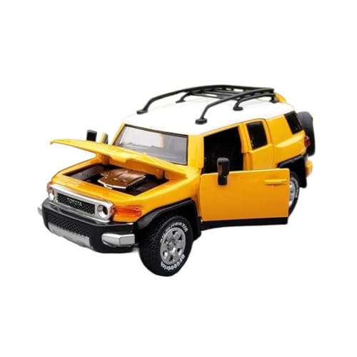 Für FJ Cruiser 1/32 Legierungsmodell Druckgussgeschenk(Yellow) von AQMUZE