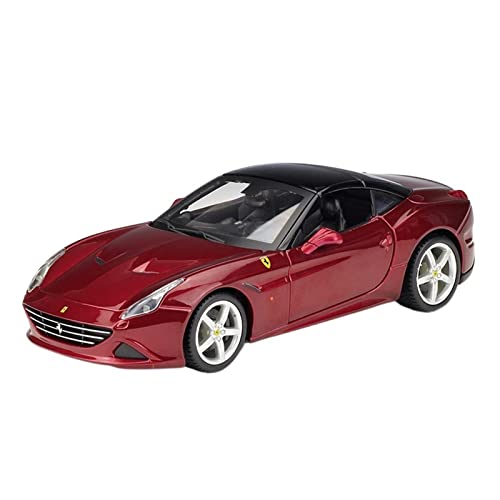 Für Ferrari California T 1 24 Legierung Druckguss Statisches Sportwagenmodell Dekoration Für Erwachsene(Rot) von AQMUZE