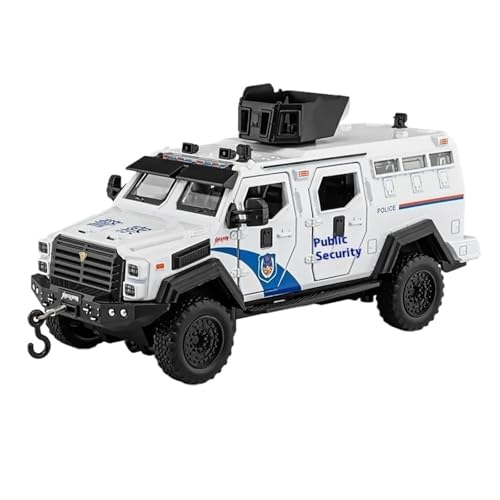 Für Gepanzerte Fahrzeuge Militär-Geländewagen 1:32 Druckgussmodelle Hobby-Kollektion Heimdekoration Modegeschenke(White) von AQMUZE
